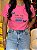 T-SHIRT TUDO VEM NO TEMPO CERTO - ROSA CHICLETE - Imagem 2