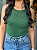 REGATA CANELADA COM STRASS - VERDE INTENSO - Imagem 3