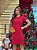 VESTIDO DRESS FÉ AMOR GRATIDÃO - VERMELHO - Imagem 1