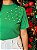 T-SHIRT GOLA ALTA PEROLAS NO OMBRO - VERDE BANDEIRA - Imagem 2