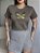 T-SHIRT BORBOLETA (BORDADA) - VERDE VINTAGE - Imagem 3