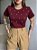 T-SHIRT PEROLAS - BORDO - Imagem 3