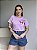 T-SHIRT TRIO BORBOLETA (BORDADA) - ROXO POESIA - Imagem 1