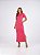 VESTIDO MAITÊ LISO DE ALGODÃO COM BOLSO - ROSA PARADISE - Imagem 1