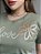 T-SHIRT LOVE FLOR C/APLICAÇÃO - FOLHA SECA - Imagem 2