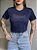 T-SHIRT BLESSED C/STRASS - AZUL MARINHO - Imagem 4