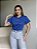T-SHIRT ORE ESPERE CONFIE C/STRASS - AZUL BIC - Imagem 3
