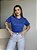 T-SHIRT ORE ESPERE CONFIE C/STRASS - AZUL BIC - Imagem 1
