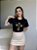 T-SHIRT FÉ PAZ AMOR C/STRASS - PRETO - Imagem 4