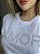 T-SHIRT AMOR C/ STRASS - BRANCO - Imagem 2
