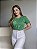 T-SHIRT NOSSA SENHORA TERÇO C/APLICAÇÃO - VERDE BANDEIRA - Imagem 3