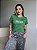 T-SHIRT GRATIDÃO C/APLICAÇÃO - VERDE BANDEIRA - Imagem 1