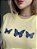 T-SHIRT TRIO BORBOLETAS - AMARELO BEBE - Imagem 2