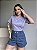 T-SHIRT MINHA FÉ ME FAZ VIVER - LILAS - Imagem 3