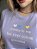 T-SHIRT MINHA FÉ ME FAZ VIVER - LILAS - Imagem 4