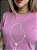 T-SHIRT TERÇO NOSSA SENHORA - ROSA BEBE - Imagem 2