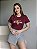 T-SHIRT BEM AVENTURADA - BORDO - Imagem 1