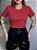T-SHIRT COLCCI BASIC COM RELEVO - VERMELHO - Imagem 4