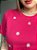 T-SHIRT MARGARIDAS (BORDADA) - ROSA PINK - Imagem 2