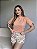 T-SHIRT GOLA ALTA LISA - LARANJA NECTAR - Imagem 1