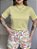 T-SHIRT GOLA ALTA LISA - VERDE LUMINA - Imagem 3