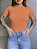 T-SHIRT CANELADA - LARANJA CRUCH - Imagem 3