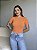 T-SHIRT CANELADA - LARANJA CRUCH - Imagem 1