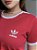 T-SHIRT ADIDAS LISTRAS COM PUNHO - VERMELHO - Imagem 2