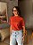 T-SHIRT GOLA ALTA LISA - TELHA - Imagem 2