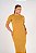 VESTIDO MAITÊ LISO DE ALGODÃO COM BOLSO - MOSTARDA - Imagem 3