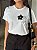 T-SHIRT FLORES C/APLICAÇÃO - OFF WHITE - Imagem 2