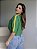 CROPPED OVERSIZED BRASIL LISTRAS - VERDE BANDEIRA - Imagem 4