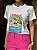 T-SHIRT DTF ITALY AMALFI COAST - OFF WHITE - Imagem 2