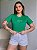 T-SHIRT ADIDAS C/GLITTER - VERDE BANDEIRA - Imagem 1