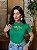 T-SHIRT CANELADA BRASIL (BORDADO) - VERDE BANDEIRA - Imagem 3
