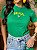T-SHIRT CANELADA BRASIL (BORDADO) - VERDE BANDEIRA - Imagem 2