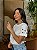 T-SHIRT BORBOLETINHAS BORDADO NA MANGA - OFF WHITE - Imagem 3