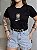 T-SHIRT DTF BRASIL ESCUDO BRANCO - PRETO - Imagem 3