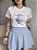 T-SHIRT DTF BLUEBERRIES - OFF WHITE - Imagem 4