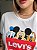 T-SHIRT DTF LEVIS TURMA DO MICKEY -  OFF WHITE - Imagem 3