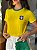 T-SHIRT DRY FIT BRASIL (BORDADO) - AMARELO - Imagem 3