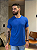 CAMISETA MASCULINA LISA - AZUL BIC - Imagem 1