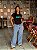 T-SHIRT DTF BRASIL 5 ESTRELAS - PRETO - Imagem 1