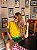 T-SHIRT DTF BRASIL STRASS COLORS - AMARELO - Imagem 1