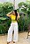 T-SHIRT DTF BRASIL BANDEIRA PRATA - AMARELO - Imagem 1