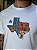 CAMISETA MASCULINA DTF TEXAS MAPA - BRANCO - Imagem 2