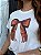 T-SHIRT DTF LAÇO - OFF WHITE - Imagem 2