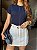 T-SHIRT CANELADA - AZUL MARINHO - Imagem 2