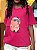 T-SHIRT INFANTIL DTF CAPIVARA ÔCULOS - ROSA PINK - Imagem 2