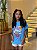 T-SHIRT INFANTIL DTF DAISY DUCK - AZUL JEANS - Imagem 1